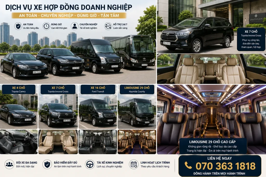 Đa dạng dòng xe phục vụ nhu cầu công tác doanh nghiệp