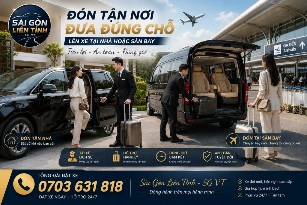 Xe Chuyên Tiện Chuyến Sài Gòn Vũng Tàu Giá Tốt Đưa Đón Tận Nơi 12 Dịch vụ xe riêng Sài Gòn Vũng Tàu chủ động thời gian và lịch trình.