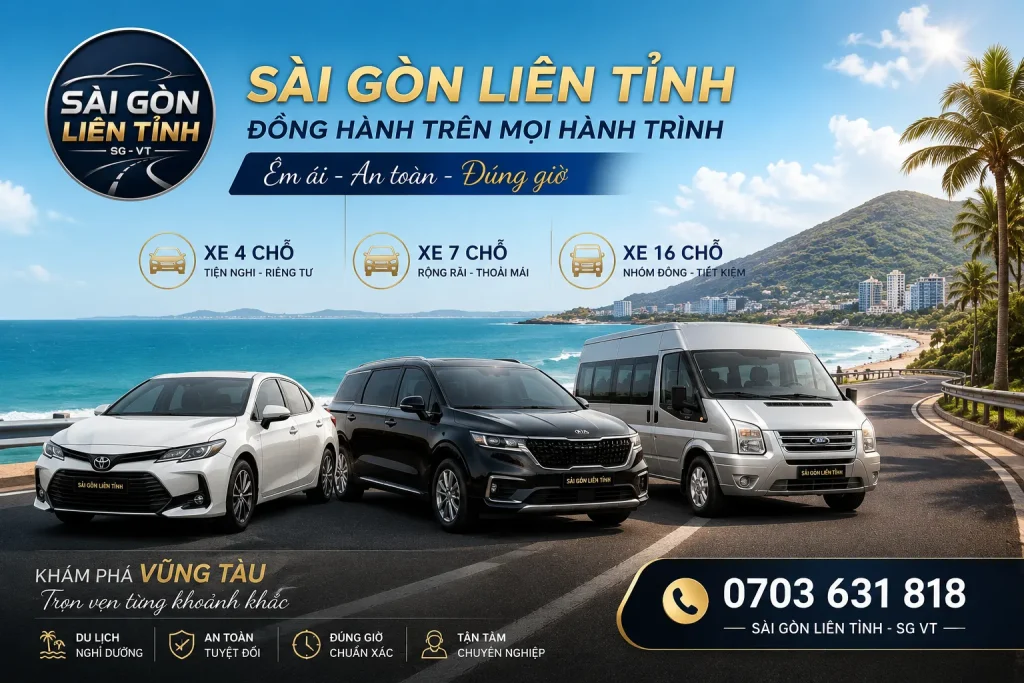 Xe Chuyên Tiện Chuyến Sài Gòn Vũng Tàu Giá Tốt Đưa Đón Tận Nơi 11 Dịch vụ xe chuyên tiện chuyến Sài Gòn Vũng Tàu chủ động thời gian và lịch trình.